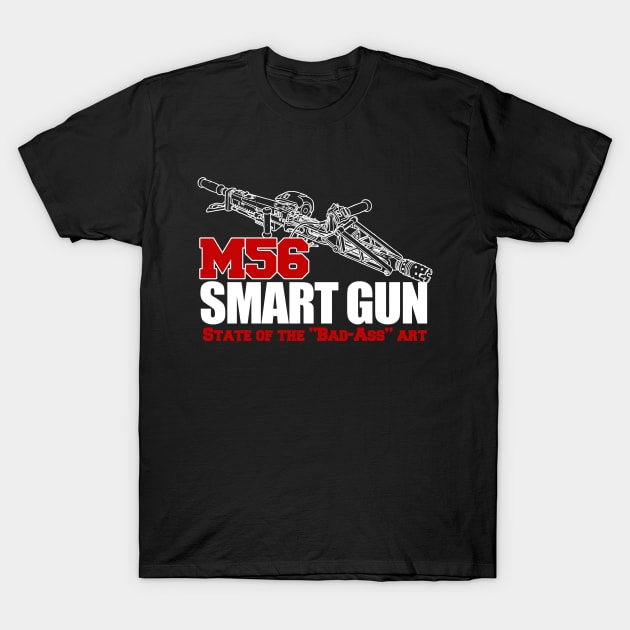 M56 Smartgun State of the Bad Ass Art T-Shirt by Meta Cortex